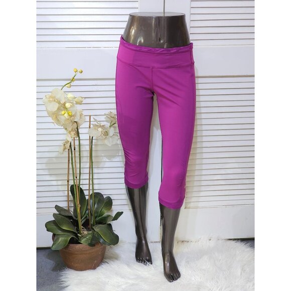 Lululemon Women's Regal Plum Run For Days Crop Capri Leggings Size 12 2599 - Picture 1 of 14
